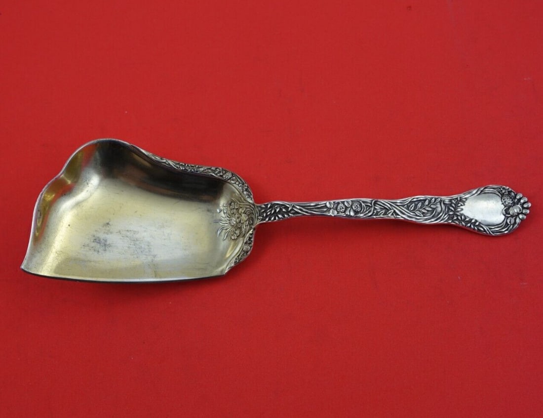 Gorham Meadow Sterling Silver Gold Washed Sherbet Server 8 Inch (1 of 3)