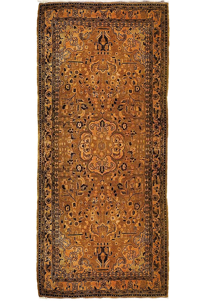 Handcrafted 5'8 x 11 Ivory Antique Overdyed Hamadan Runner: Handcrafted 5'8 x 11 Ivory Antique Overdyed Hamadan Runner Free continental US Shipping Enhance your home with this exquisite 5.8 x 11 Ivory Antique Overdyed Hamadan Runner, a perfect blend of traditi