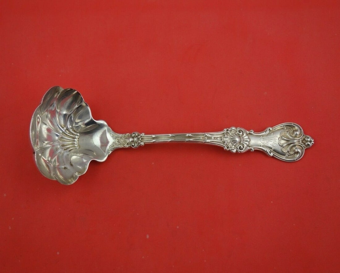 Whiting King Edward Sterling Silver Gravy Ladle 7 3/4 Inches (1 of 3)
