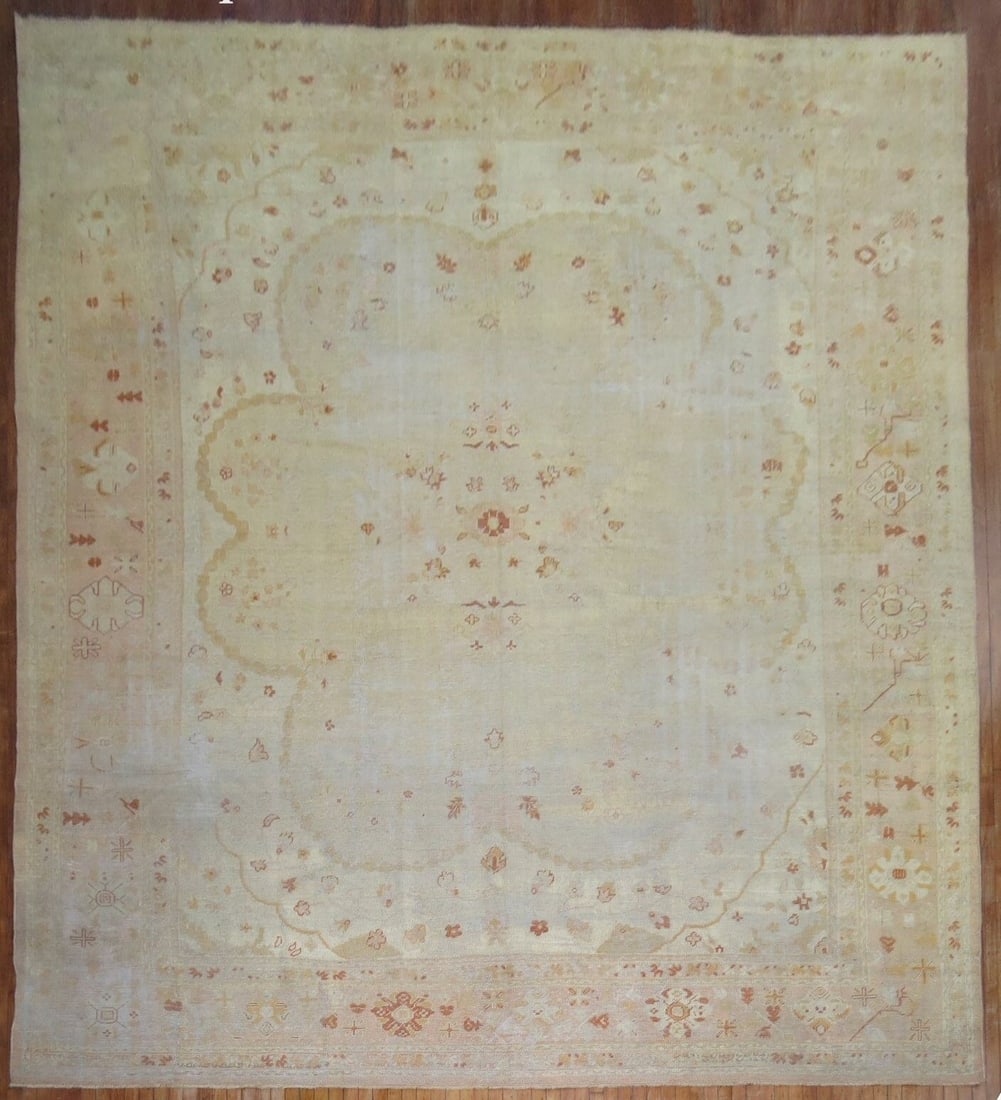 13' x 16' 9" Early 20th Century Turkish Oushak Rug (1 of 7)