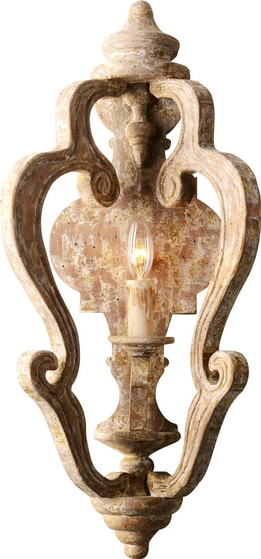 Terracotta Oriana Wall Sconce Classic European Design UL-Listed (1 of 1)