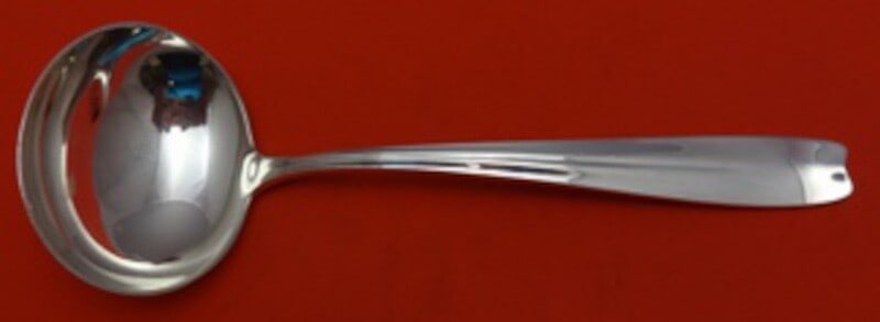 Tiffany & Co Cordis Sterling Silver Gravy Ladle 7 Inch: Tiffany & Co Cordis Sterling Silver Gravy Ladle 7 Inch Presenting a stunning Cordis gravy ladle crafted from high-quality sterling silver by Tiffany & Co. This exquisite piece measures 7 inches in len