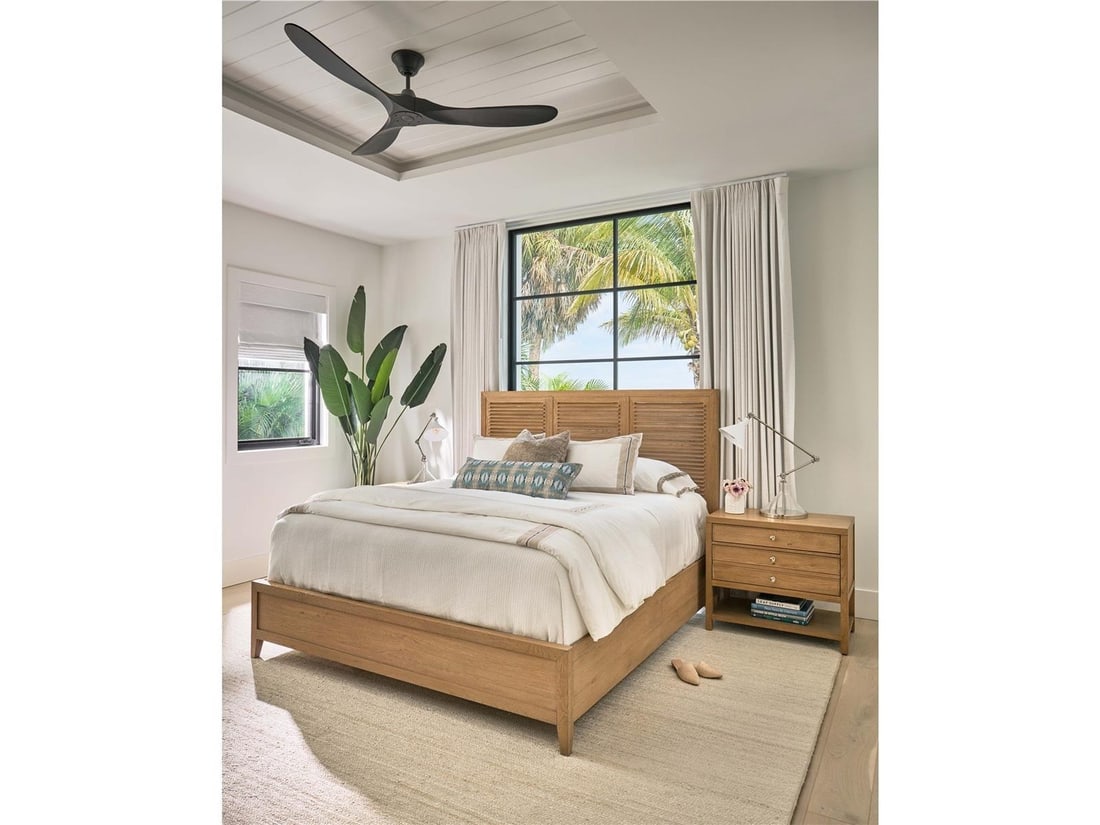 Universal Saugatuck Nightstand Weekender Coastal Living Sand Dune Finish: Universal Saugatuck Nightstand Weekender Coastal Living Sand Dune Finish Introducing the Serenity and Style Coastal Nightstand, a perfect addition to your coastal-themed bedroom. This nightstand featu