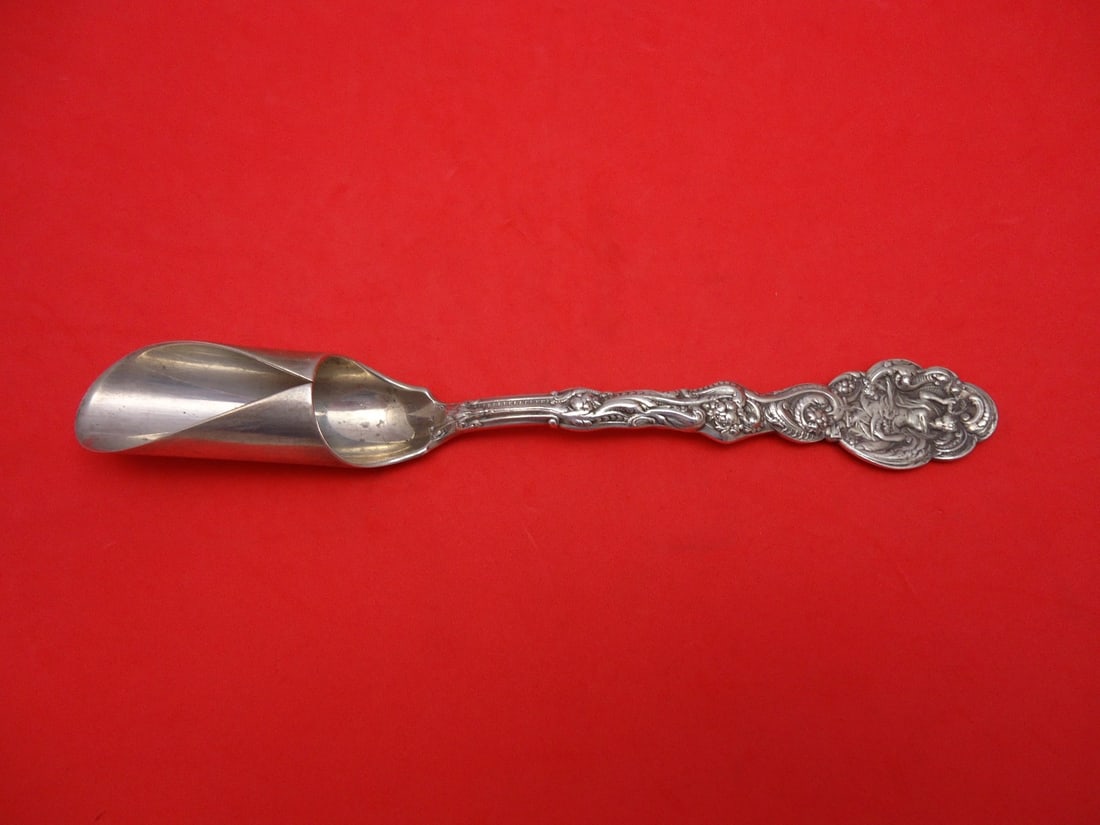 Gorham Versailles Sterling Silver Cheese Scoop 8.5 Inch Vintage: Gorham Versailles Sterling Silver Cheese Scoop 8.5 Inch Vintage This exquisite cheese scoop is part of the prestigious Versailles pattern by Gorham, crafted from high-quality sterling silver. Measurin