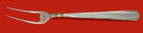 Reed Barton Ashmont Gold Sterling Silver Serving Fork English Server 7 3/4 Custom: Reed Barton Ashmont Gold Sterling Silver Serving Fork English Server 7 3/4 Custom A Reed & Barton serving fork in the Ashmont Gold pattern, custom made as an English server. It is made of sterling sil