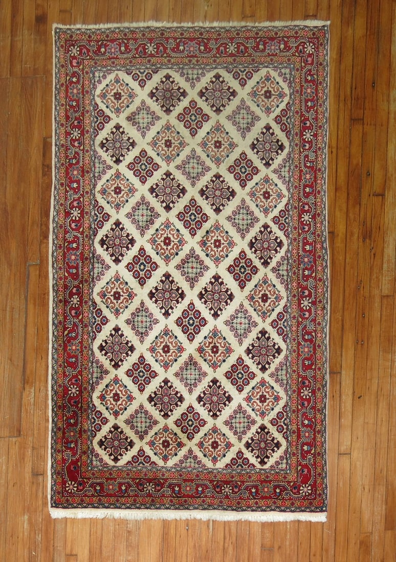 4' 6" x 6' 10" Sarouk Accent Carpet Jozan: 4' 6" x 6' 10" Sarouk Accent Carpet Jozan Vintage late 20th century Jozan Sarouk carpet in an accent size. This pre-owned piece is identified as a Sarouk carpet. Specifications Type: Sarouk Category: 