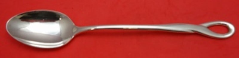 Tiffany & Co. Sterling Silver Padova Pattern 9.25 Inch Serving Spoon: Tiffany & Co. Sterling Silver Padova Pattern 9.25 Inch Serving Spoon This Padova serving spoon by Tiffany & Co. is crafted from sterling silver and features the elegant Padova pattern. Measuring 9 1/4