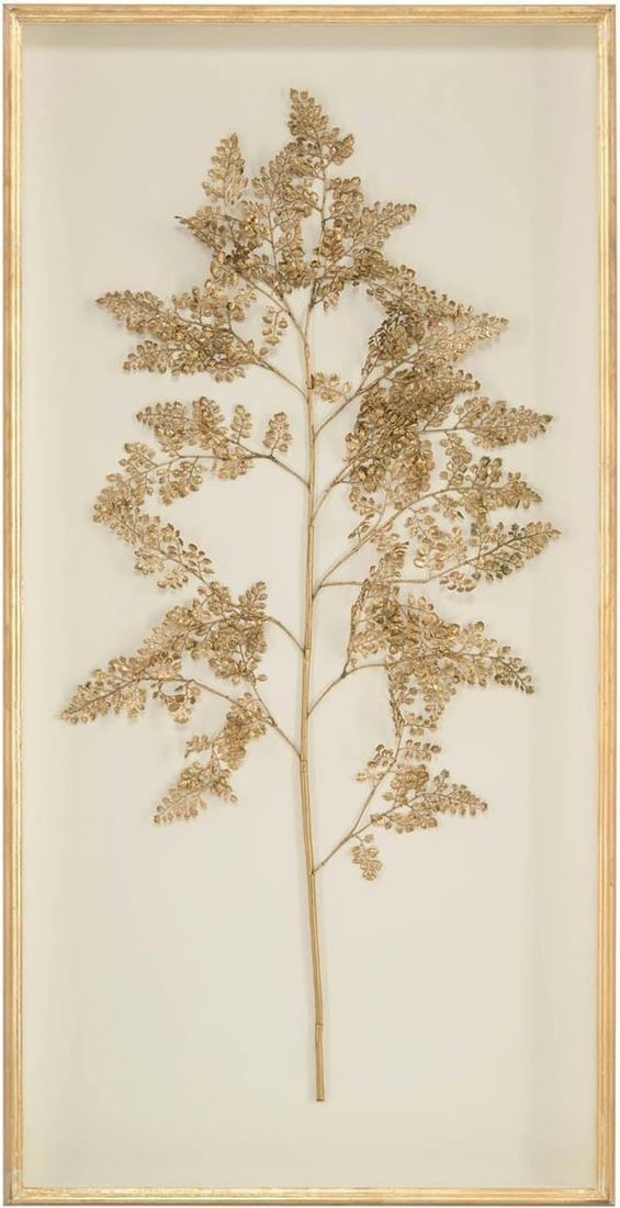 John-Richard Golden Frond II in Gold-Leaf Frame (1 of 1)