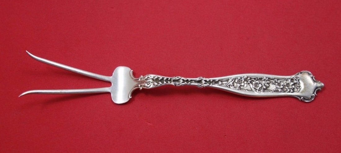 Whiting Dresden Sterling Silver Serving Fork Baked Potato 6 3/4" (1 of 1)