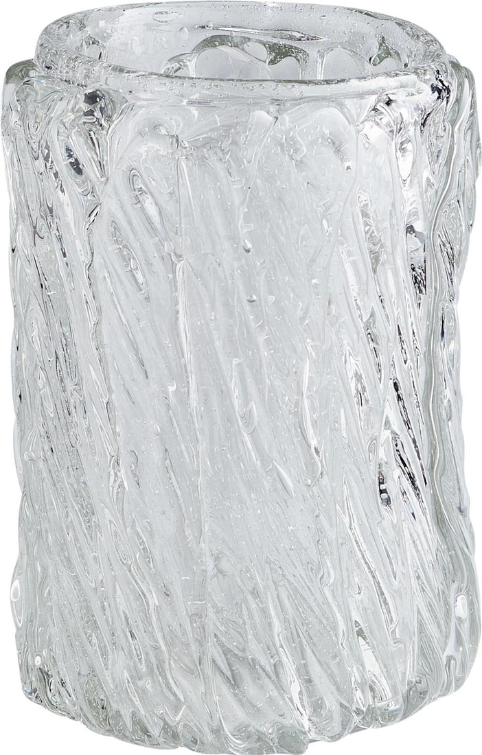 Cyan Clear Glass Vase 14.5H Contemporary Design: Cyan Clear Glass Vase 14.5H Contemporary Design Enhance your decor with this stunning contemporary clear glass vase, perfect for adding a vibrant touch to any setting. Crafted from high-quality cerami