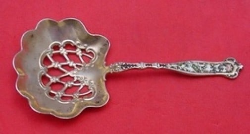 Whiting Dresden Sterling Silver Nut Spoon Vermeil 4 1/4 Inch (1 of 1)