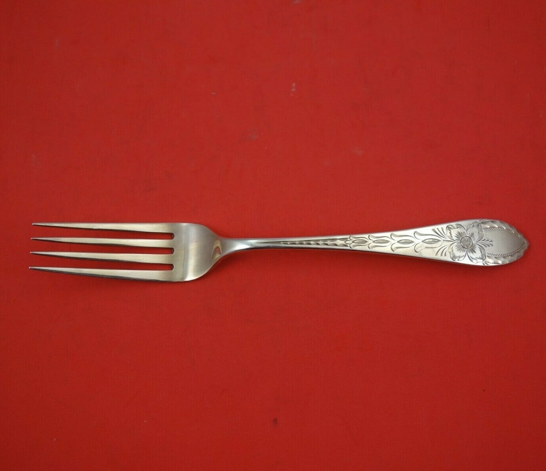 Old Newbury Crafters Paul Revere Sterling Silver Dinner Fork 7 3/4" (1 of 3)