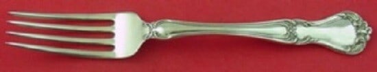 Gorham Buckingham Sterling Silver Dinner Fork 7.5 Inch Flatware: Gorham Buckingham Sterling Silver Dinner Fork 7.5 Inch Flatware This exquisite dinner fork is part of the Buckingham pattern by Gorham, crafted from high-quality sterling silver. Measuring 7 1/2 inche