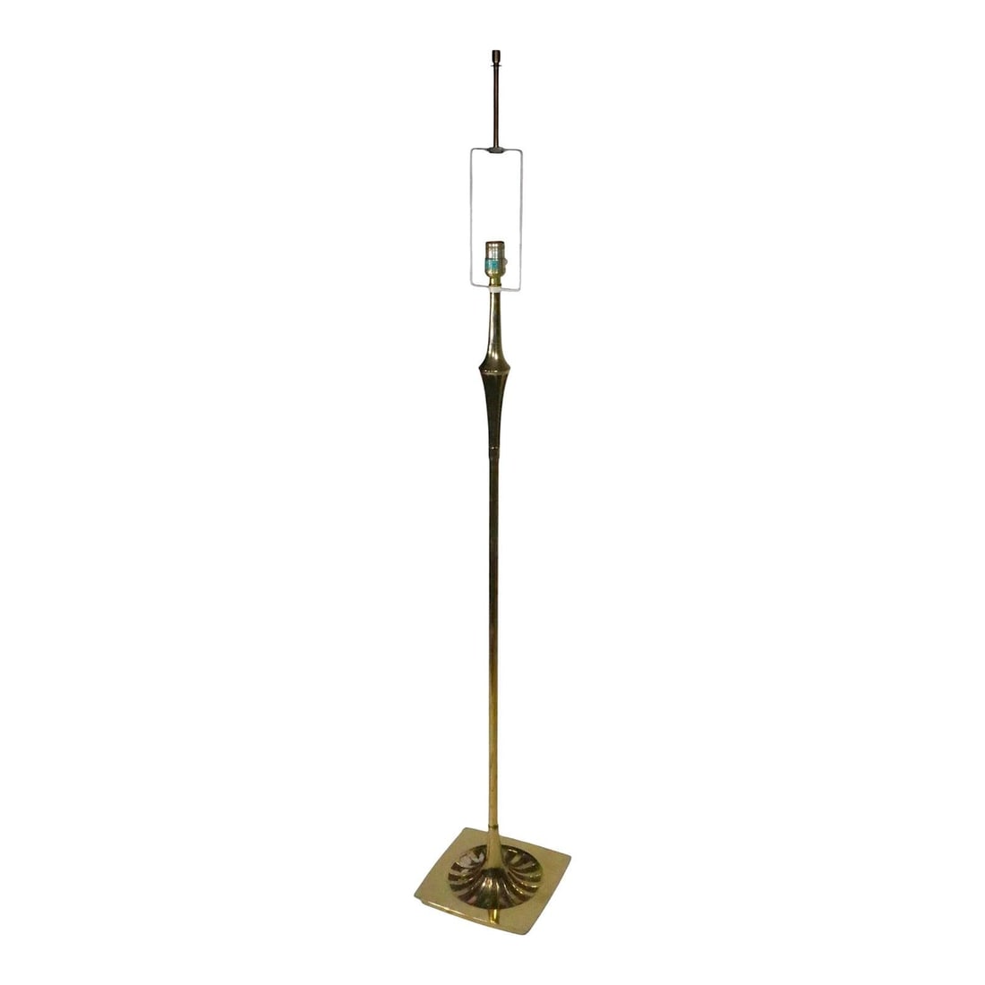 Mid Century Hollywood Regency Brass Floor Lamp by Laurel Lamp Co 1950s 60s (1 of 10)