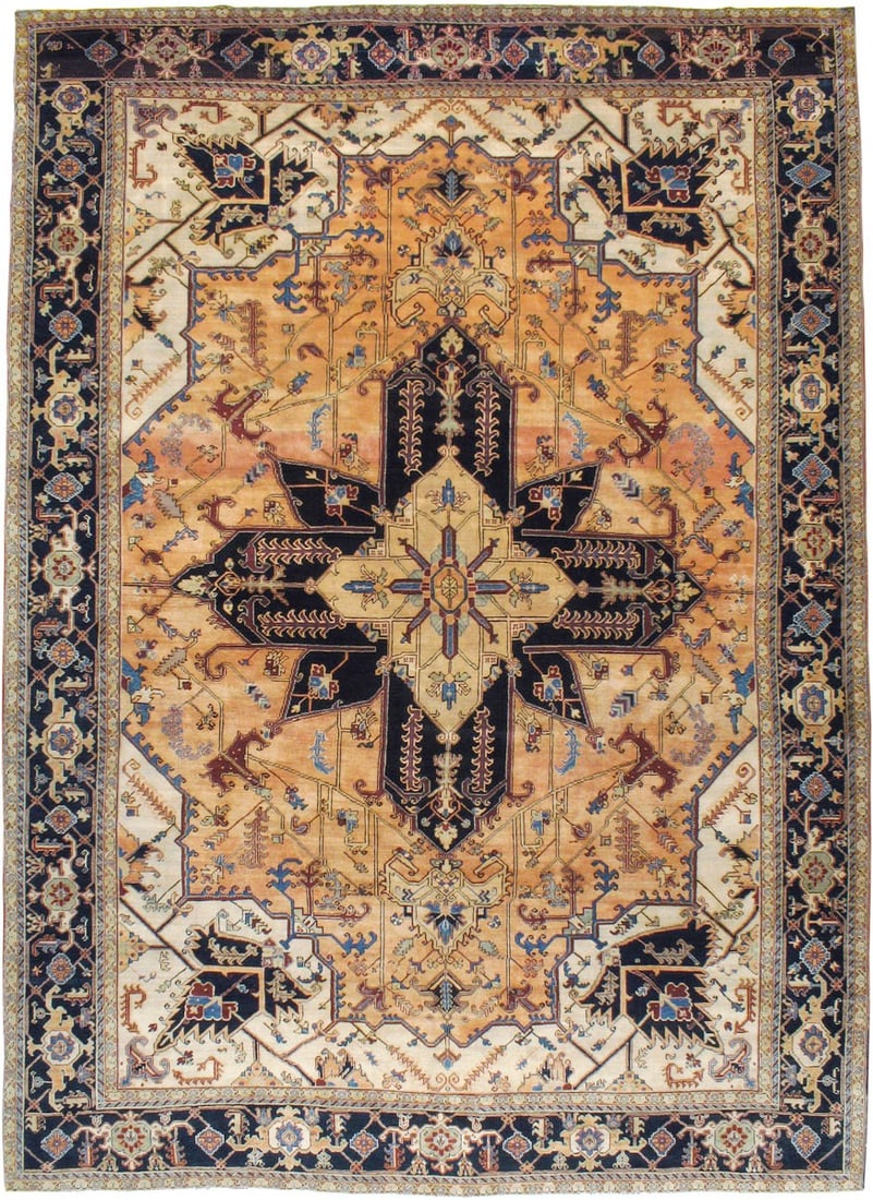 12' 11" x 17' 11" Persian Heriz Serapi Oversize Rug (1 of 5)