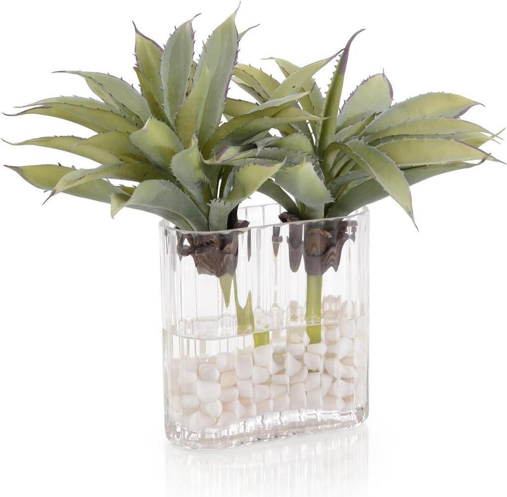 John-Richard Desert Agave Botanical Accent Piece 10H 11W 9D: John-Richard Desert Agave Botanical Accent Piece 10H 11W 9D Enhance your decor with the stunning Desert Agave Accent Piece by John-Richard. This beautifully crafted botanical piece measures 10 inches 