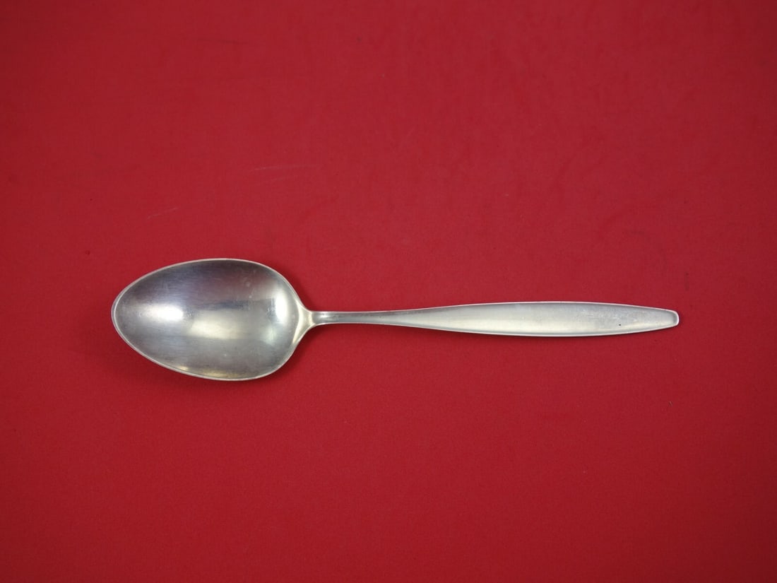 Georg Jensen Cypress Sterling Silver Dinner Spoon 7 3/4 Inch: Georg Jensen Cypress Sterling Silver Dinner Spoon 7 3/4 Inch Experience the elegance of the Cypress pattern with this exquisite dinner spoon by Georg Jensen. Crafted from high-quality sterling silver,