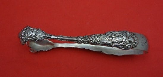 Gorham Versailles Sterling Silver Sugar Tong 5 Inch Monogrammed (1 of 1)