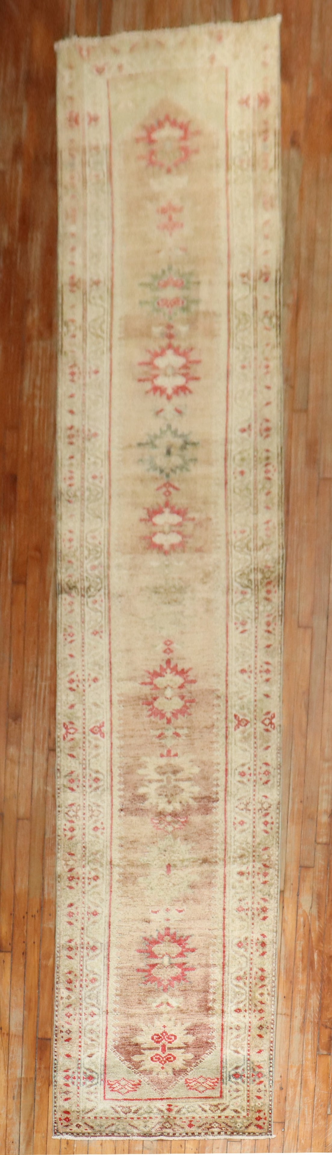 3' x 15' 8" Mid 20th Century Anatolian Turkish Runner: 3' x 15' 8" Mid 20th Century Anatolian Turkish Runner Vintage Turkish Anatolian runner from the mid 20th century. This pre-owned rug is identified as an Anatolian runner. Specifications Origin: Turkis