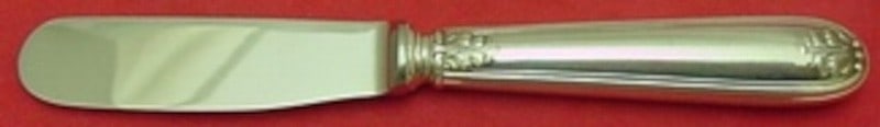 Sterling Silver Butter Spreader Laura Pattern 6.25 Inch Hollow Handle (1 of 1)