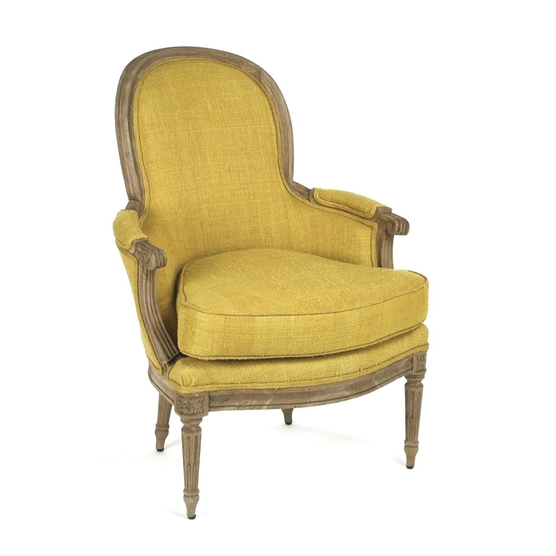 Zentique Sebastian Club Chair Light Yellow Elm English Traditional (1 of 6)