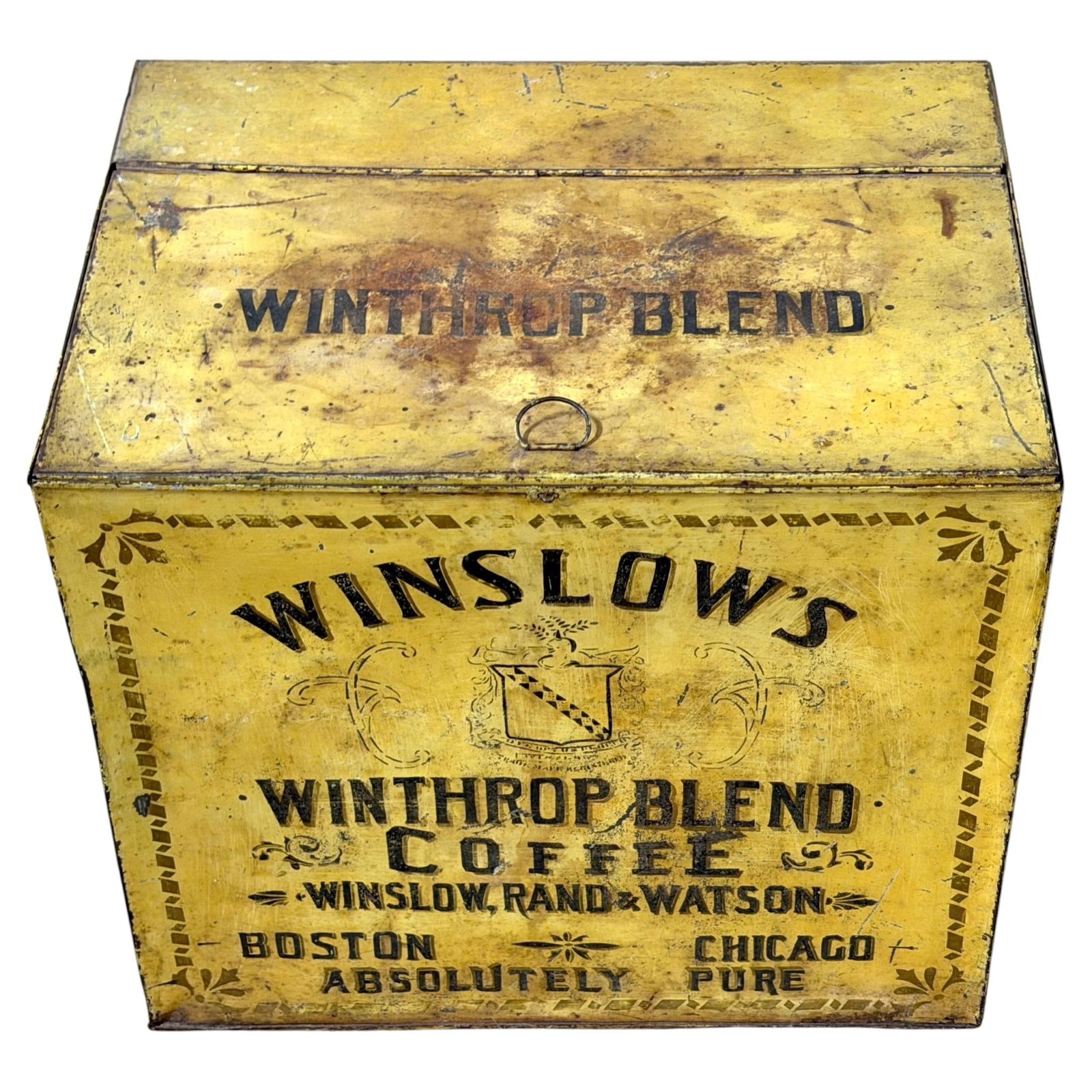 Winslows Winthrop Blend Coffee Store Bin Antique (1 of 9)