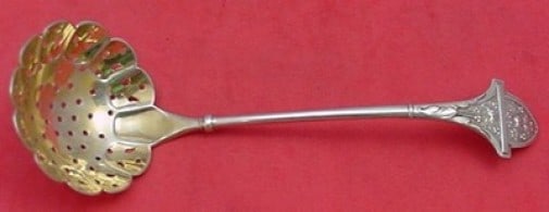 Gorham Ivy Sterling Silver Sugar Sifter Gold Washed 6.5 Inch (1 of 1)