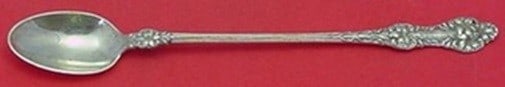 Sterling Silver Iced Tea Spoon 8 1/4 Old Orange Blossom Alvin Gorham (1 of 2)