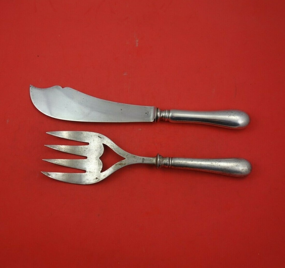 Christofle Fidelio Baguette Silverplate Fish Serving Set 2pc (1 of 3)