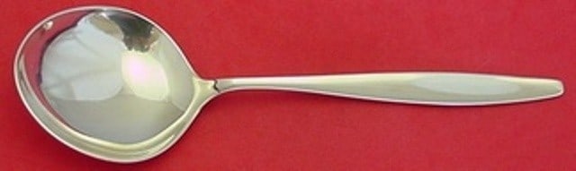 Georg Jensen Cypress Sterling Silver Casserole Spoon 8.5" (1 of 2)