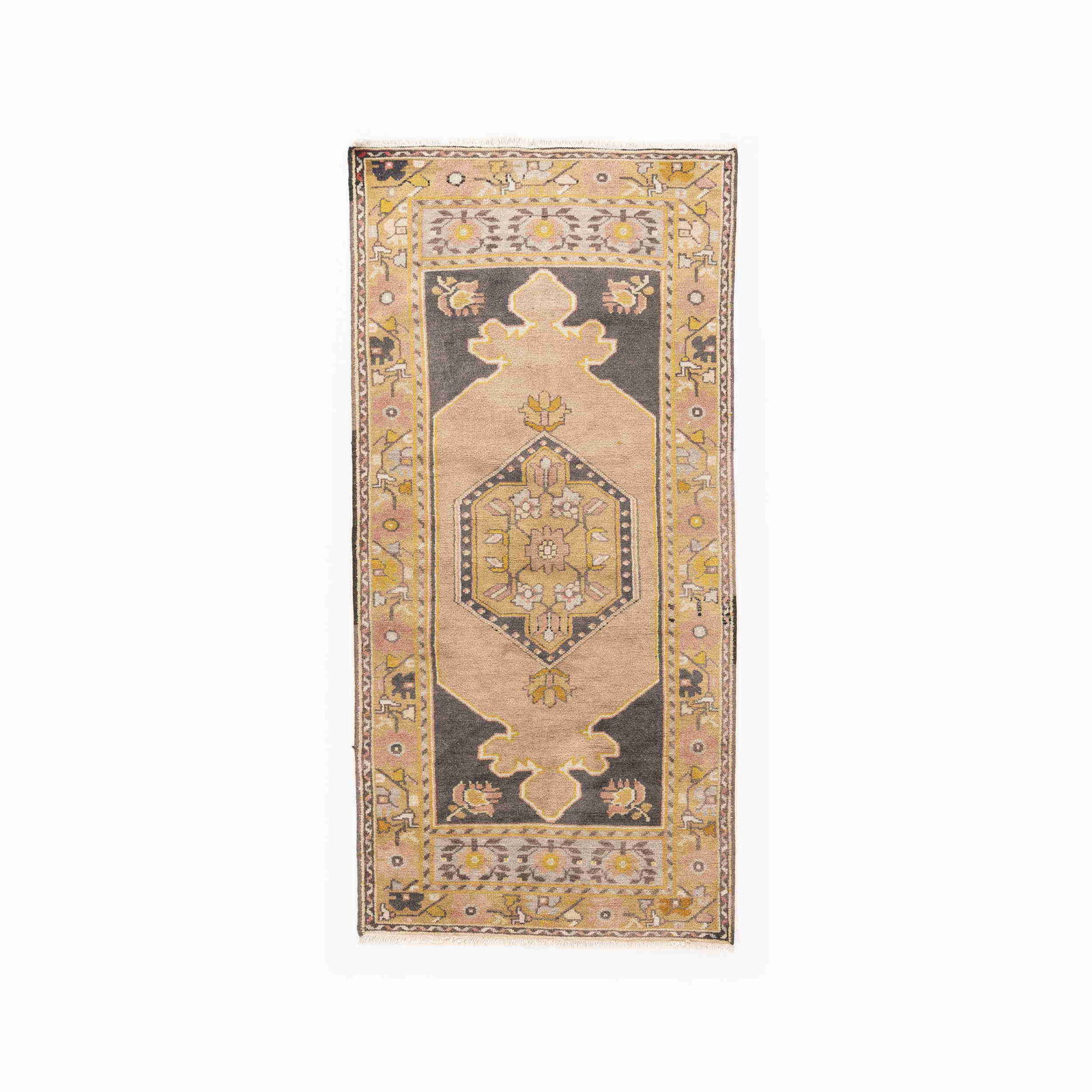 Authentic Anadol Handmade Wool Carpet 37.8 x 78 Double Knots: Authentic Anadol Handmade Wool Carpet 37.8 x 78 Double Knots This Authentic Handmade Anadol Carpet showcases exquisite craftsmanship with its double knot weaving technique, ensuring durability and a u
