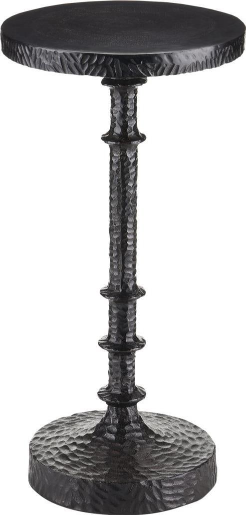 Currey Gallo Accent Table in Cast Aluminum Bronze Finish: Currey Gallo Accent Table in Cast Aluminum Bronze Finish Discover the perfect blend of elegance and functionality with this artisanal bronze table, designed to complement timeless interiors. Crafted f