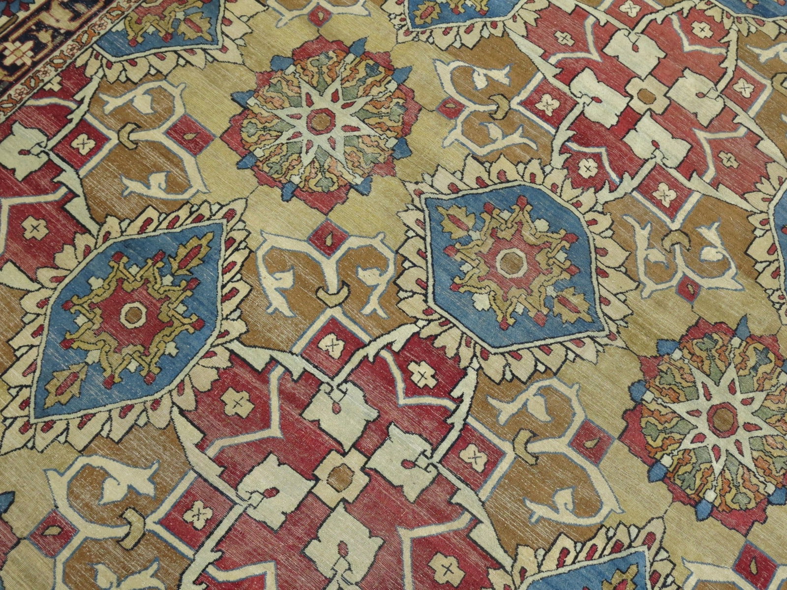 8' 10" x 12' Late 19th Century Kerman Persian Room Rug (1 of 7)