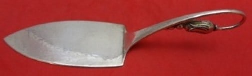 Orla Vagn Mogensen Blossom Sterling Silver Pie Server 7.5" (1 of 2)