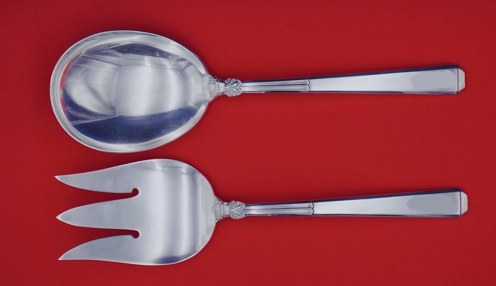 Gorham Epic Sterling Silver 2-Piece Salad Serving Set 9 Inch (1 of 2)