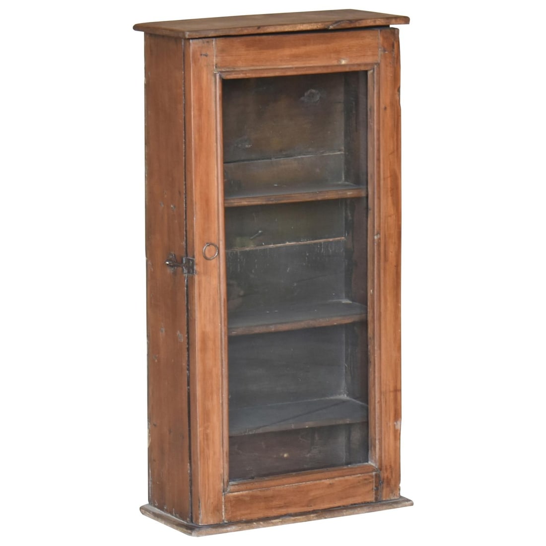 Indian Style Teak Wood Medicine Cabinet 32H x 16W x 7D: Indian Style Teak Wood Medicine Cabinet 32H x 16W x 7D Discover this Indian Teak Medicine Cabinet, beautifully crafted in an antique style. This cabinet features a natural sealed waxed finish, emphasi