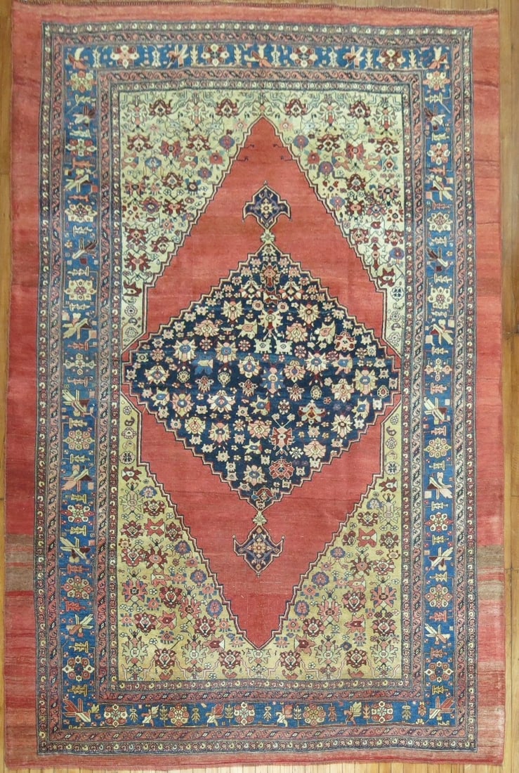 7' 8" x 11' 7" Early 20th Century Bidjar Persian Room Rug (1 of 7)