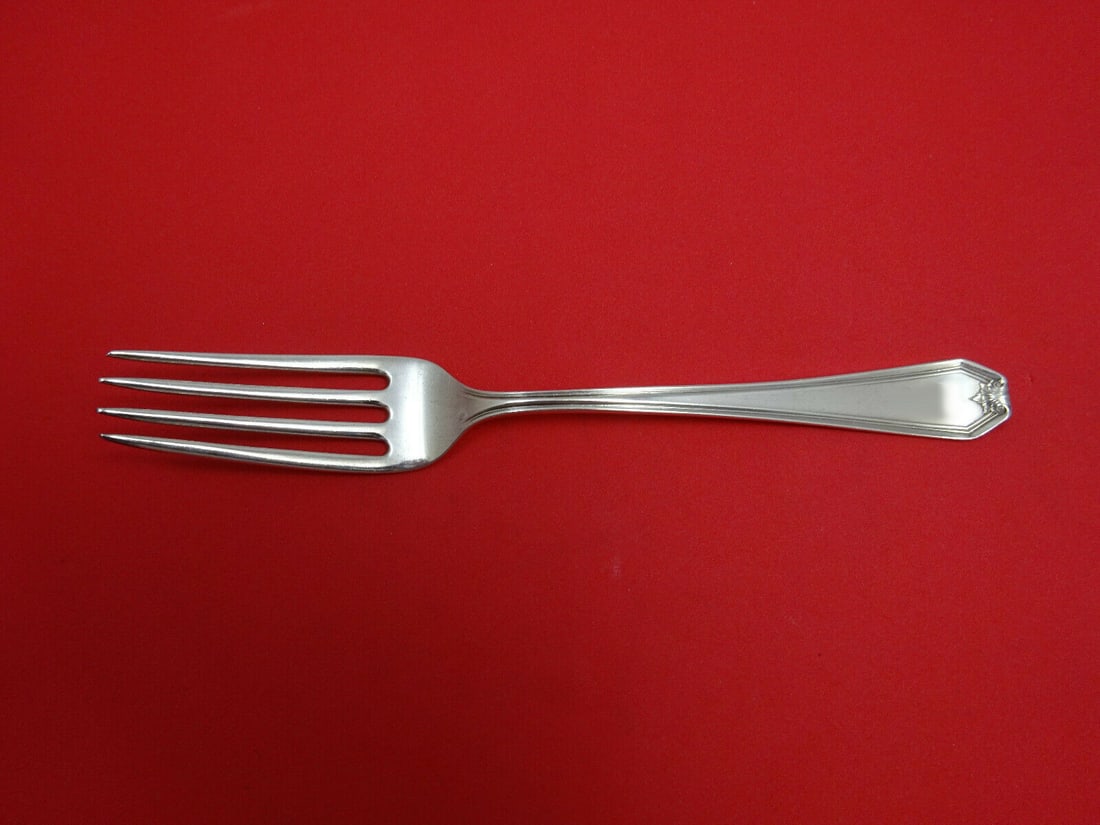 Whiting Lady Baltimore Sterling Silver Dinner Fork 7.5 Inch Heirloom Flatware: Whiting Lady Baltimore Sterling Silver Dinner Fork 7.5 Inch Heirloom Flatware Discover the exquisite craftsmanship of the Lady Baltimore dinner fork by Whiting, a stunning piece of heirloom flatware. 