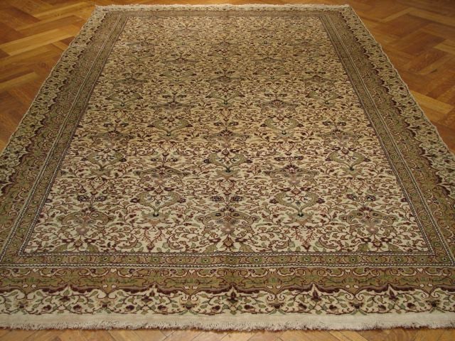 1960s Antique Turkish Sivas Handmade Rug 6'8 x 9'6 Traditional Design (1 of 5)