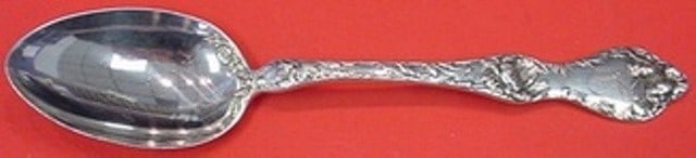 Reed and Barton Les Cinq Fleurs Sterling Silver Serving Spoon 8.25 Vintage (1 of 2)