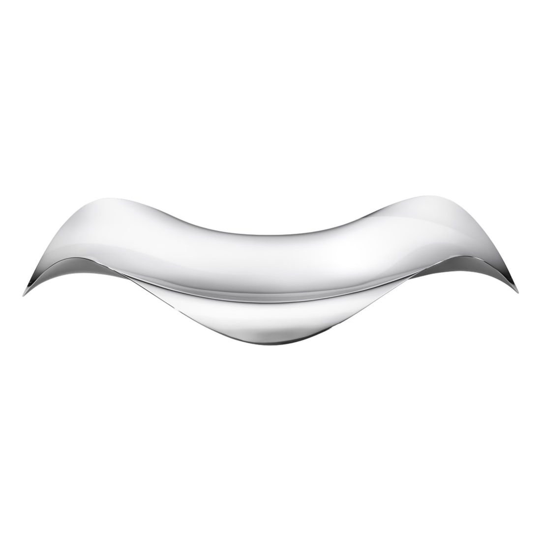 Georg Jensen Cobra Stainless Steel Wavy Serving Tray Mirror Polished (1 of 4)