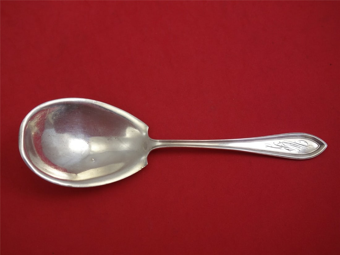 Dominick & Haff Priscilla Sterling Silver Berry Spoon 8 Inch (1 of 2)