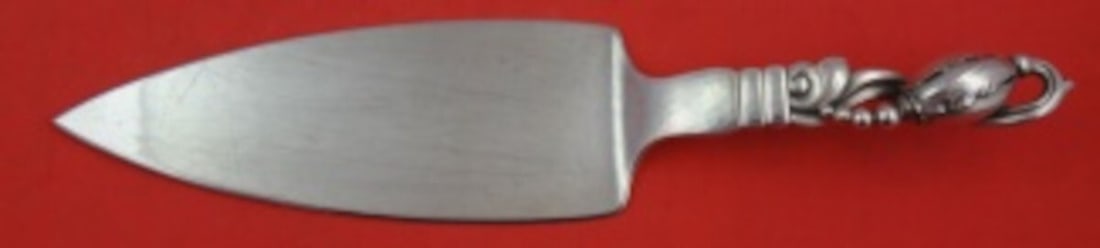 Georg Jensen Blossom Sterling Silver Pie Server 9 3/8 Inch Art Nouveau: Georg Jensen Blossom Sterling Silver Pie Server 9 3/8 Inch Art Nouveau This exquisite pie server from the Blossom pattern by Georg Jensen is crafted from high-quality sterling silver (.925). Measuring