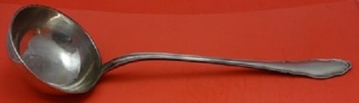 German 800 Silver Art Nouveau Punch Ladle 13.5" (1 of 1)