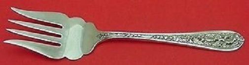 Stieff Corsage Sterling Silver Cold Meat Fork 7.75 Vintage Serving Piece (1 of 2)