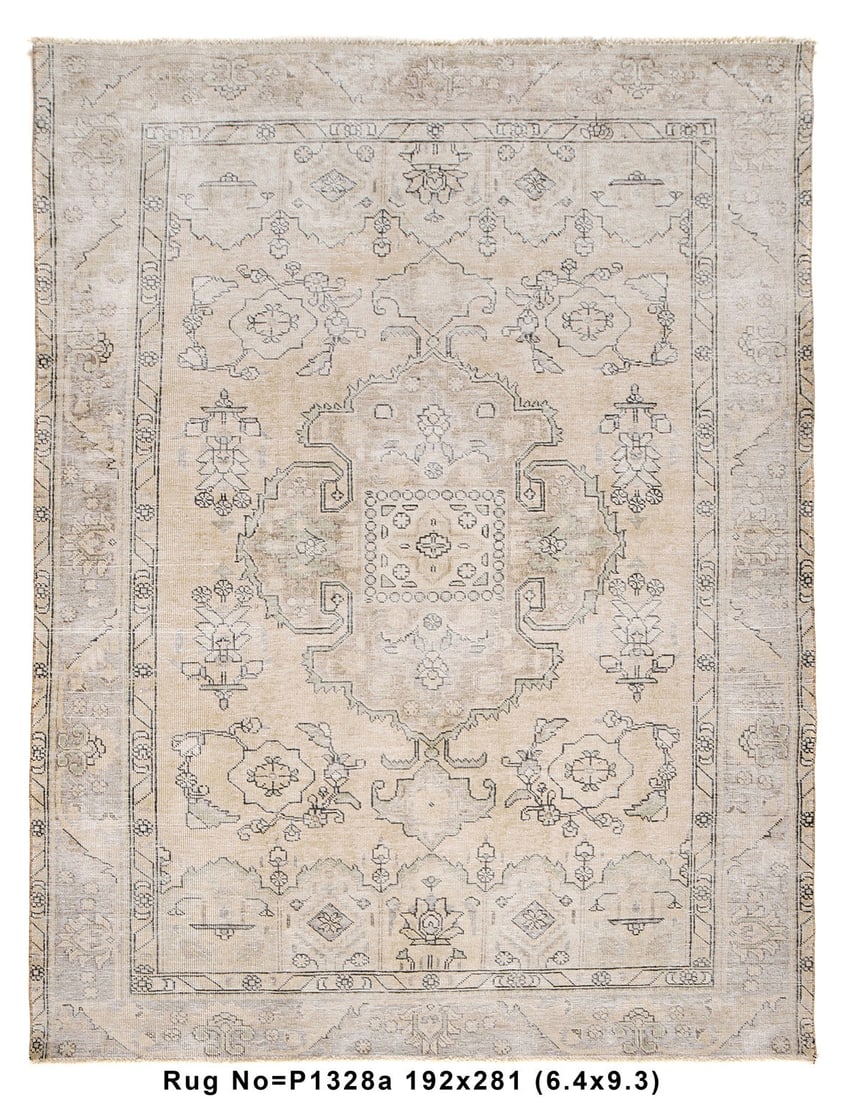 6.4 x 9.3 Vintage Persian Tribal Rug Hand-Knotted Wool Tabriz Design: 6.4 x 9.3 Vintage Persian Tribal Rug Hand-Knotted Wool Tabriz Design Free continental US Shipping This stunning 6.4 x 9.3 Vintage Persian Tribal Rug showcases the exceptional artistry of traditional P