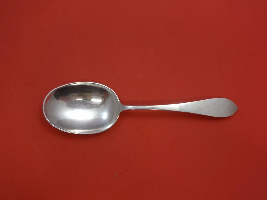 Old Newbury Crafters Sterling Silver Large Berry Spoon 9 7/8": Old Newbury Crafters Sterling Silver Large Berry Spoon 9 7/8" This exquisite serving spoon features the Old Newbury pattern by Old Newbury Crafters. Crafted from high-quality sterling silver, this lar
