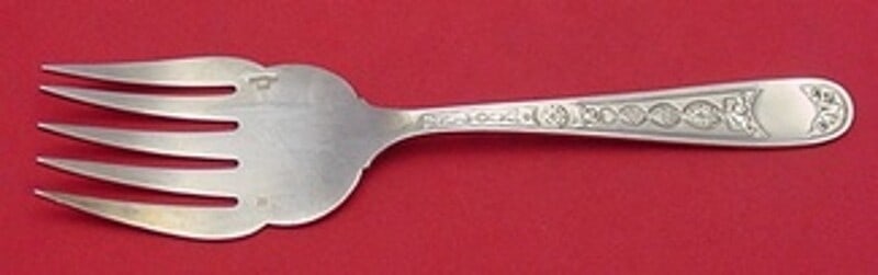 Christofle Villeroy Vintage Silverplate Fish Serving Fork 8.5" (1 of 3)