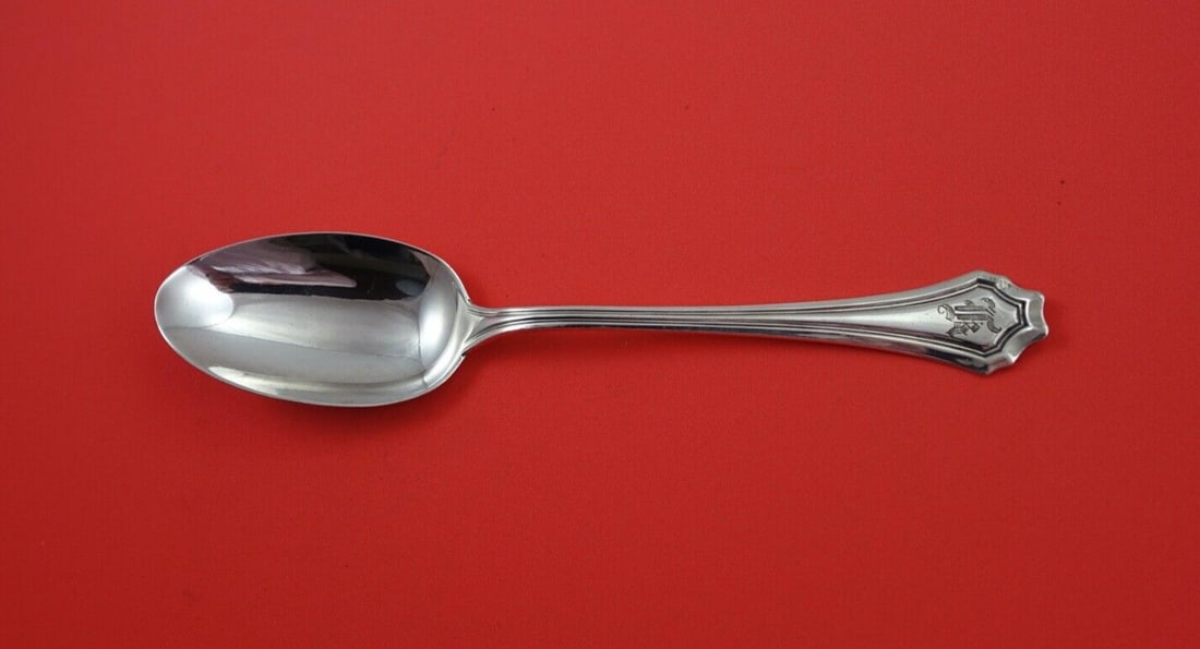 Schofield Virginia Dare Sterling Silver Serving Spoon 8 1/4" Monogrammed (1 of 2)