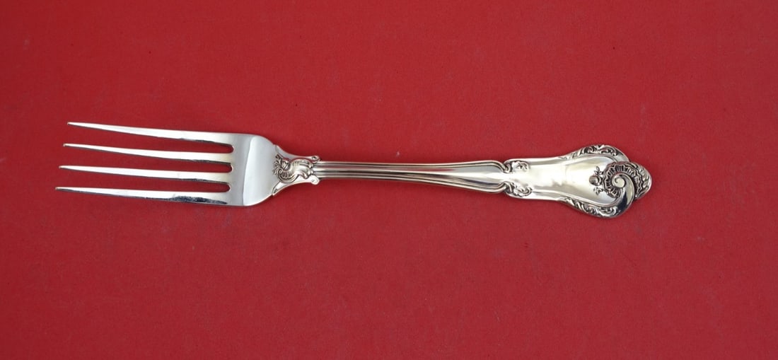 Extra Large Italian .800 Silver Dinner Fork 8 1/2 Inches: Extra Large Italian .800 Silver Dinner Fork 8 1/2 Inches This Italian .800 silver dinner fork features an extra large design, measuring 8 1/2 inches in length. Crafted in Italy by an unknown maker, it
